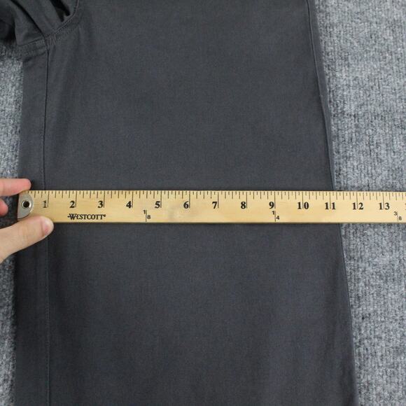 Pact Jeans Womens Small Organic Cotton Stretch Twill Denim Wide Leg Pants Gray - Picture 13 of 16